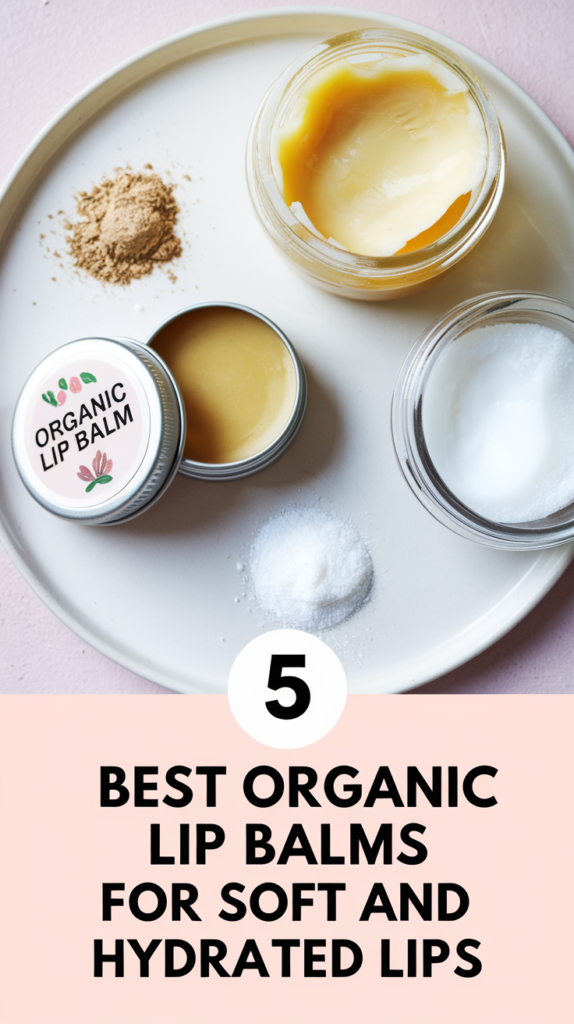 5 Best Organic Lip Balms for Soft and Hydrated Lips