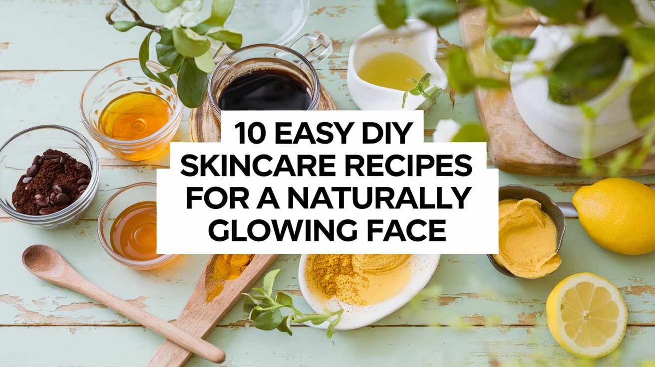 10 Easy DIY Skincare Recipes for a Naturally Glowing Face