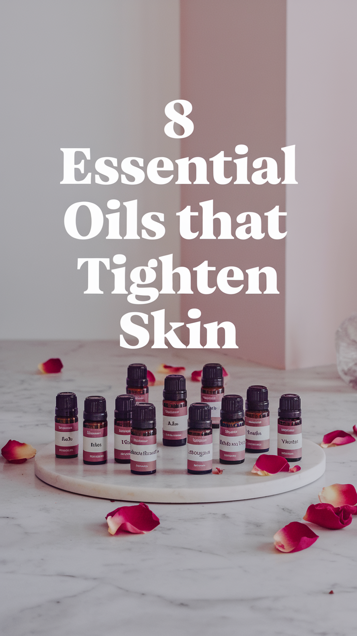 8 Essential Oils That Tighten Skin 
