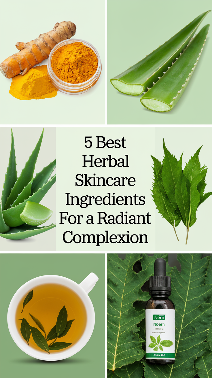 5 Best Herbal Skincare Ingredients for a Radiant Complexion