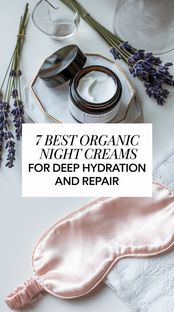 7 Best Organic Night Creams for Deep Hydration and Repair