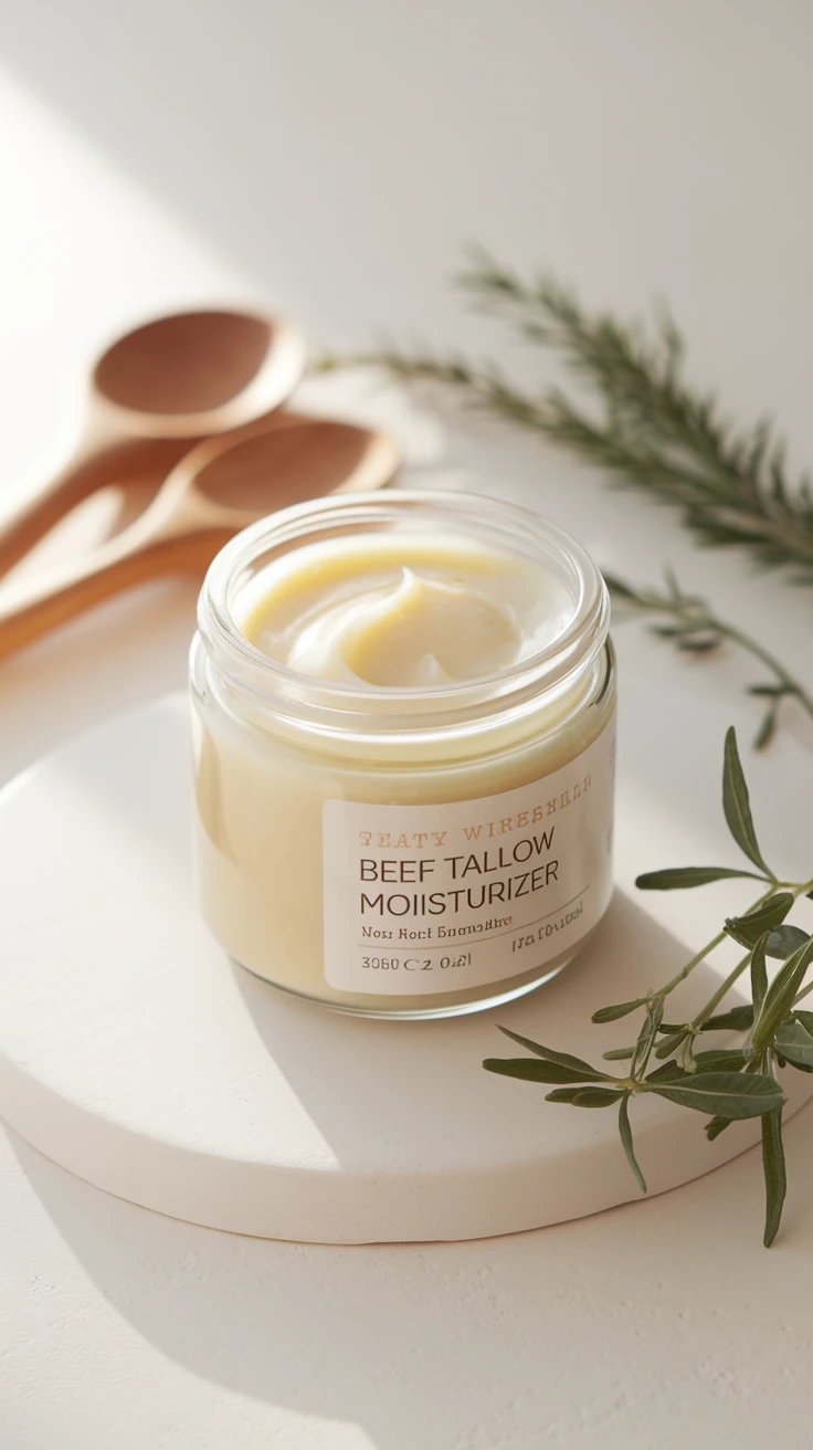 1. Basic Beef Tallow Moisturizer