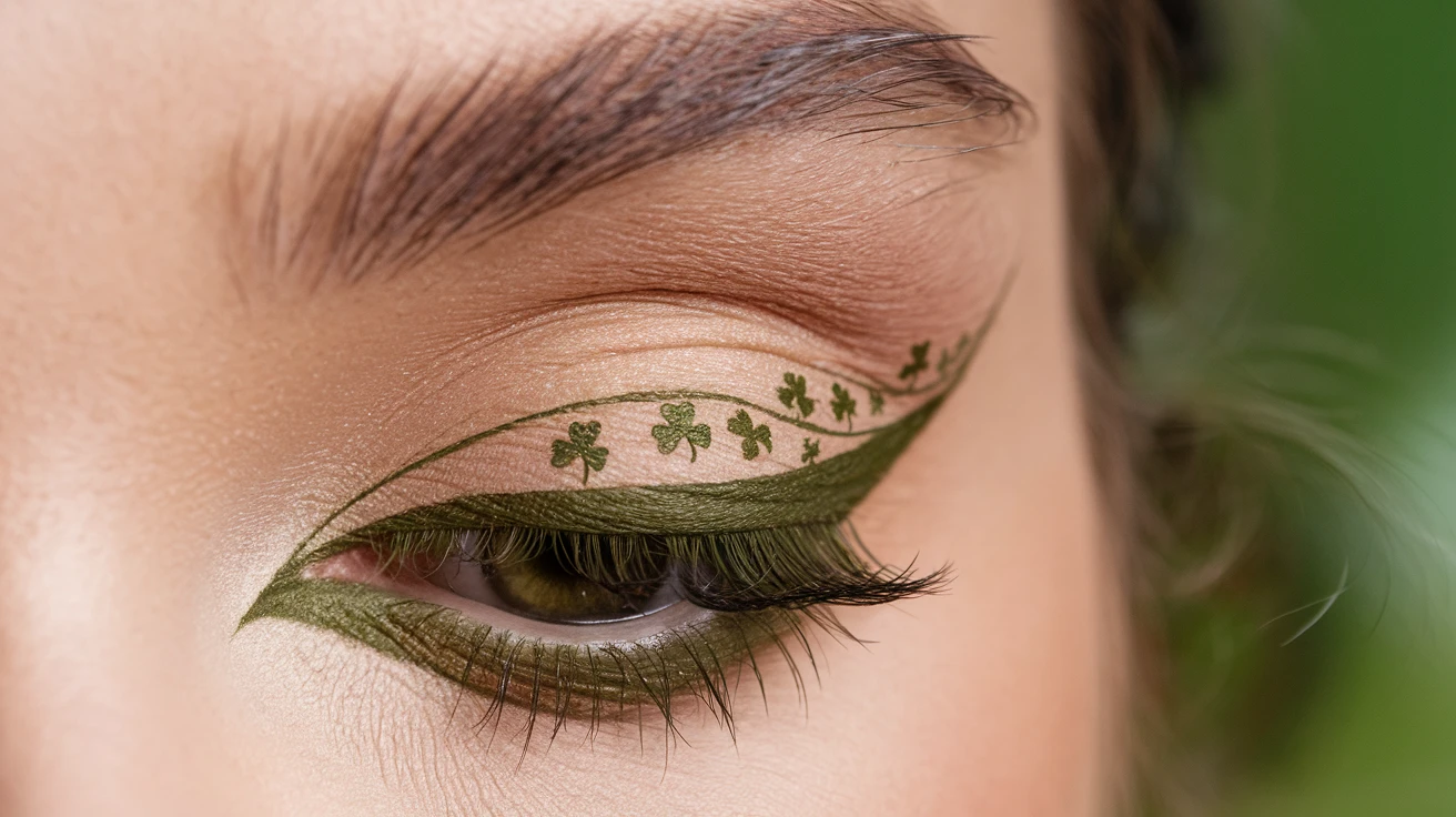 2. Subtle Olive Green Eyeliner Techniques