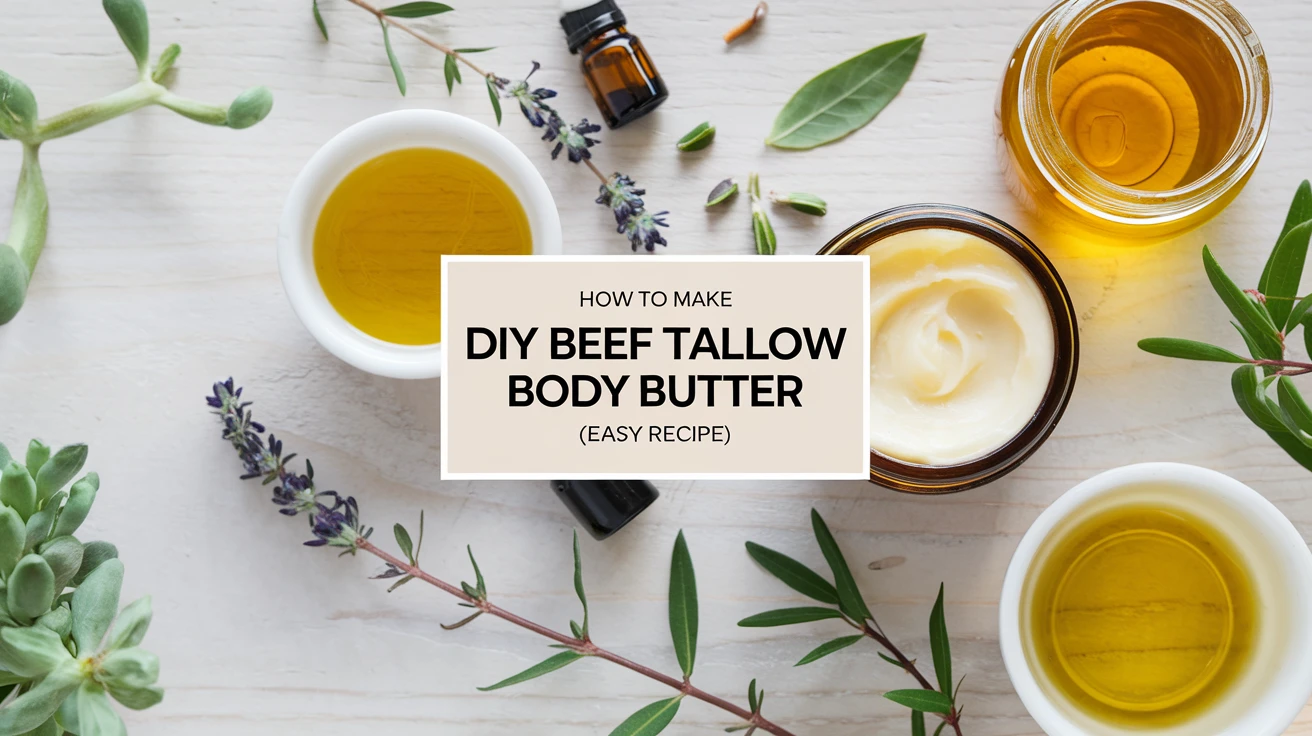 How to Make DIY Beef Tallow Body Butter (Easy Recipe)