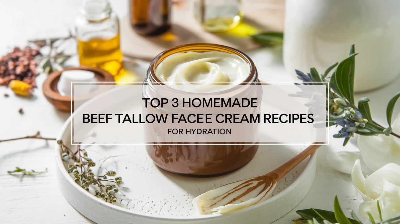 Top 3 Homemade Beef Tallow Face Cream Recipes for Hydration