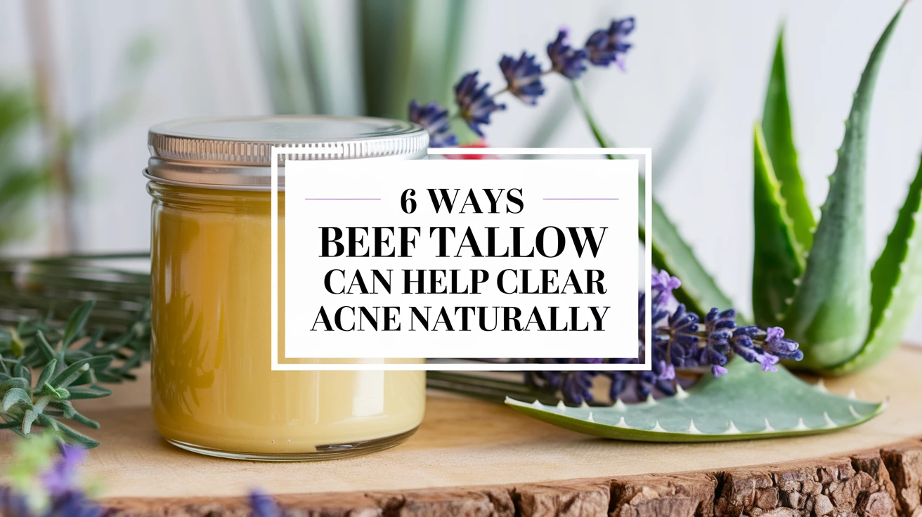 6 Ways Beef Tallow Can Help Clear Acne Naturally