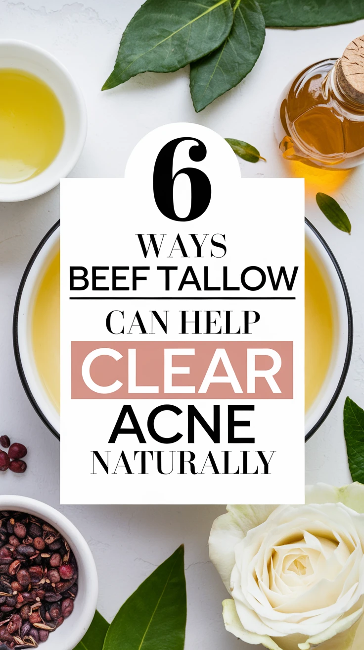 6 Ways Beef Tallow Can Help Clear Acne Naturally