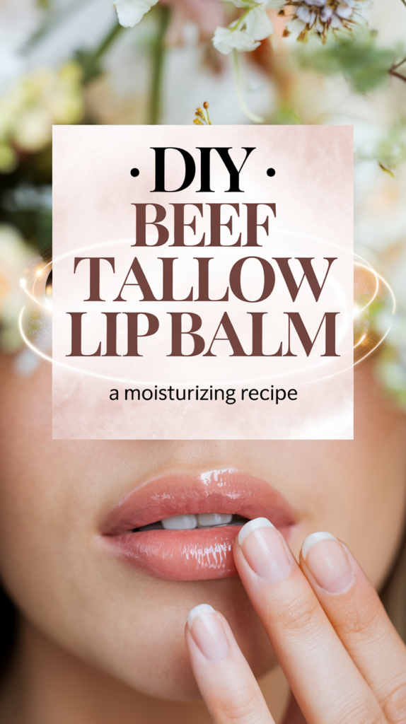 DIY Beef Tallow Lip Balm: A Moisturizing Recipe