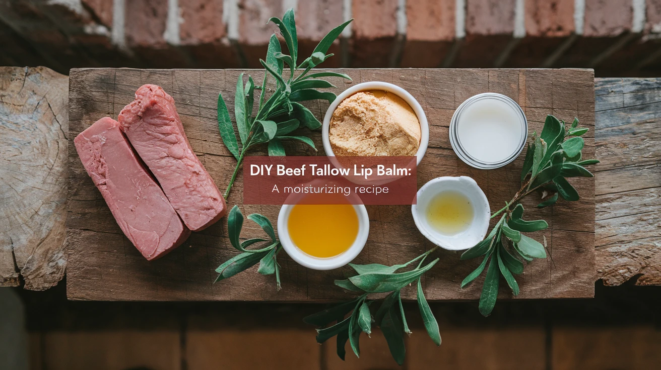 DIY Beef Tallow Lip Balm: A Moisturizing Recipe