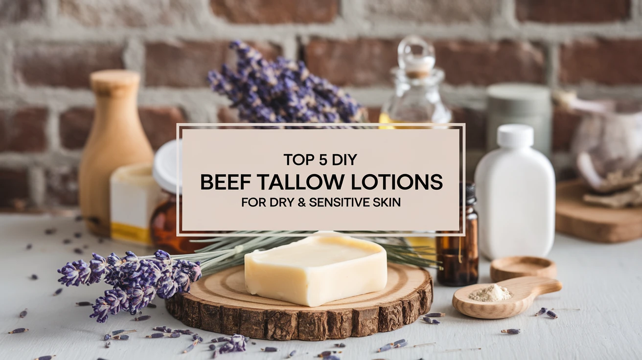 Top 5 DIY Beef Tallow Lotions for Dry & Sensitive Skin