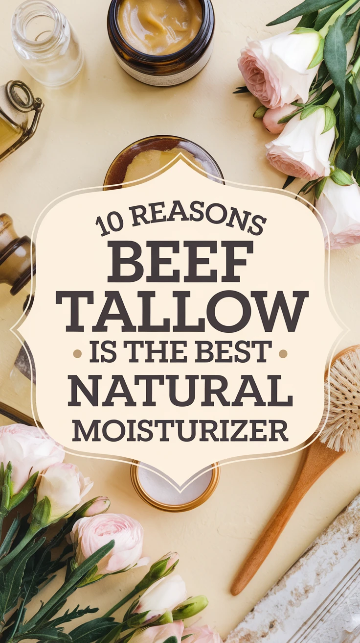10 Reasons Beef Tallow is the Best Natural Moisturizer