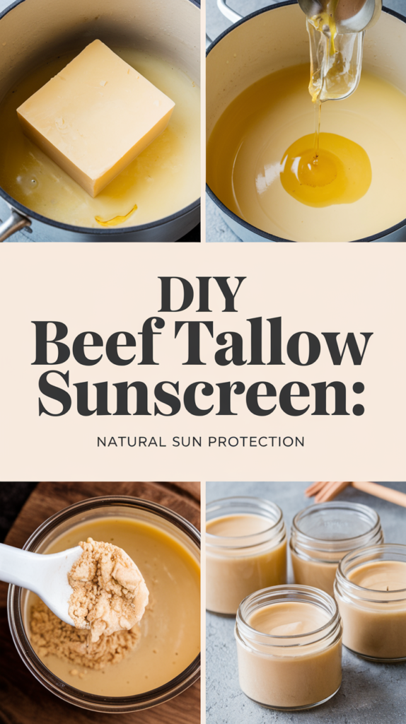 DIY Beef Tallow Sunscreen: Natural Sun Protection