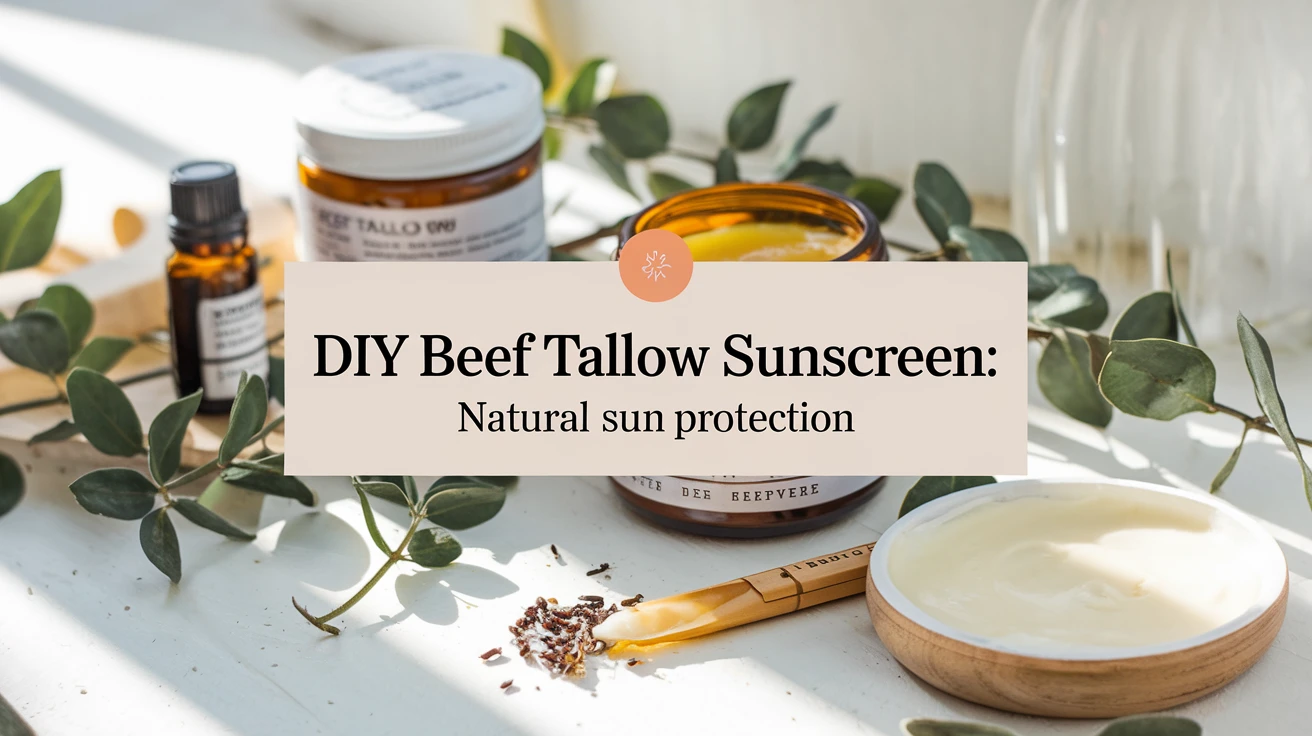 DIY Beef Tallow Sunscreen: Natural Sun Protection