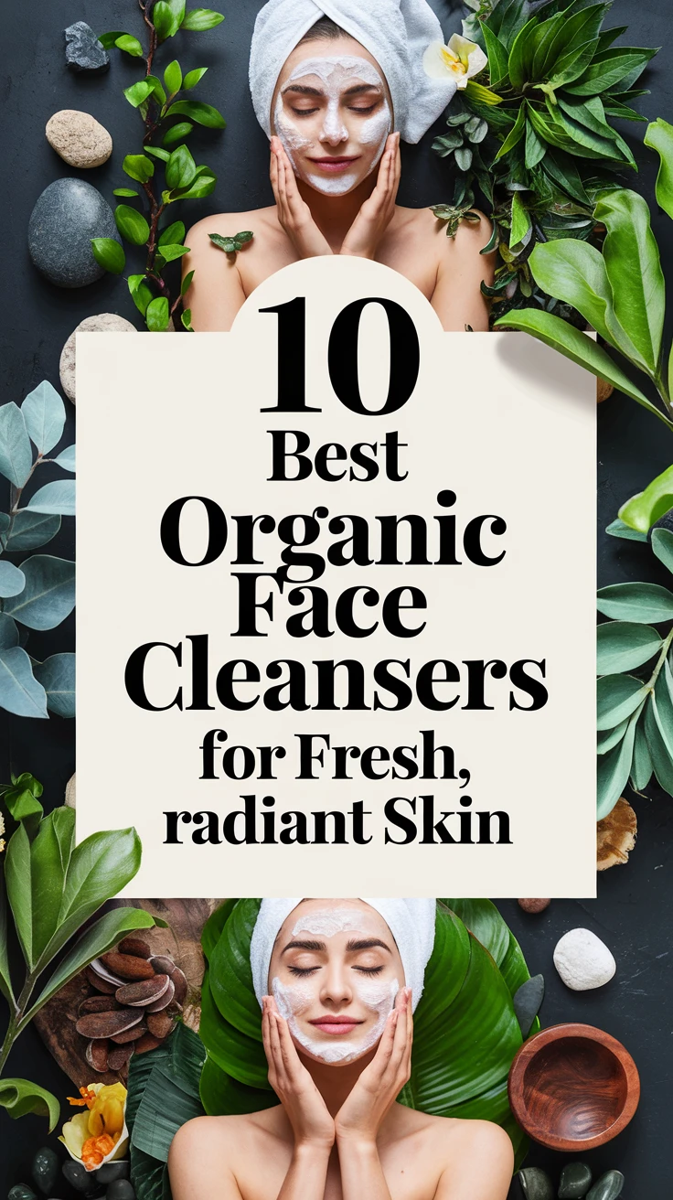 10 Best Organic Face Cleansers for Fresh, Radiant Skin