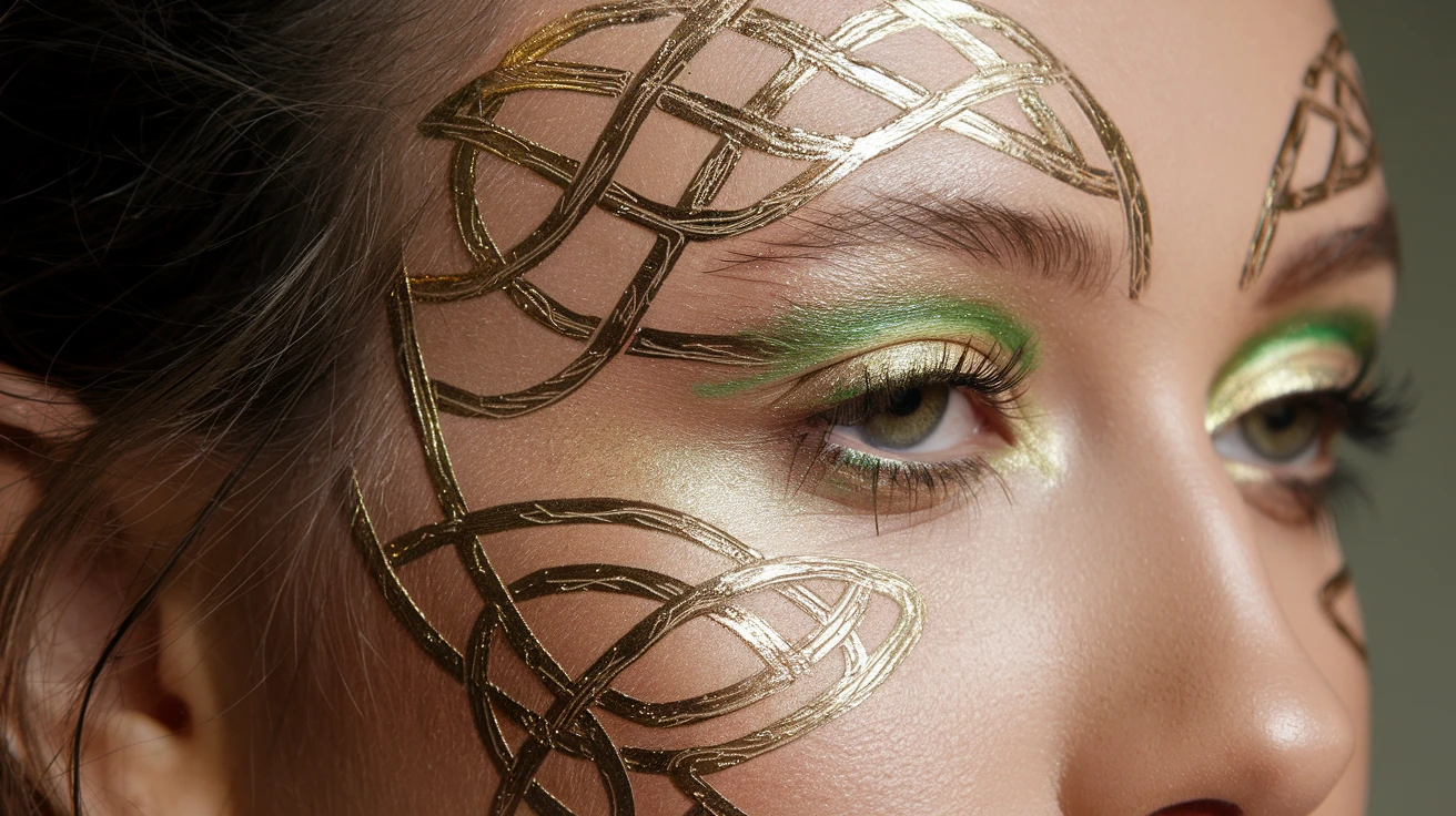 Celtic Knot-Inspired Gold Accents