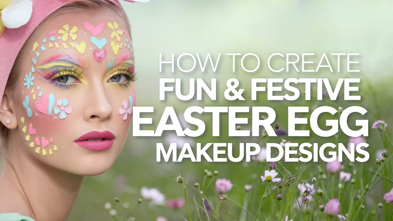 How to Create Fun & Festive Easter Egg Makeup Designs