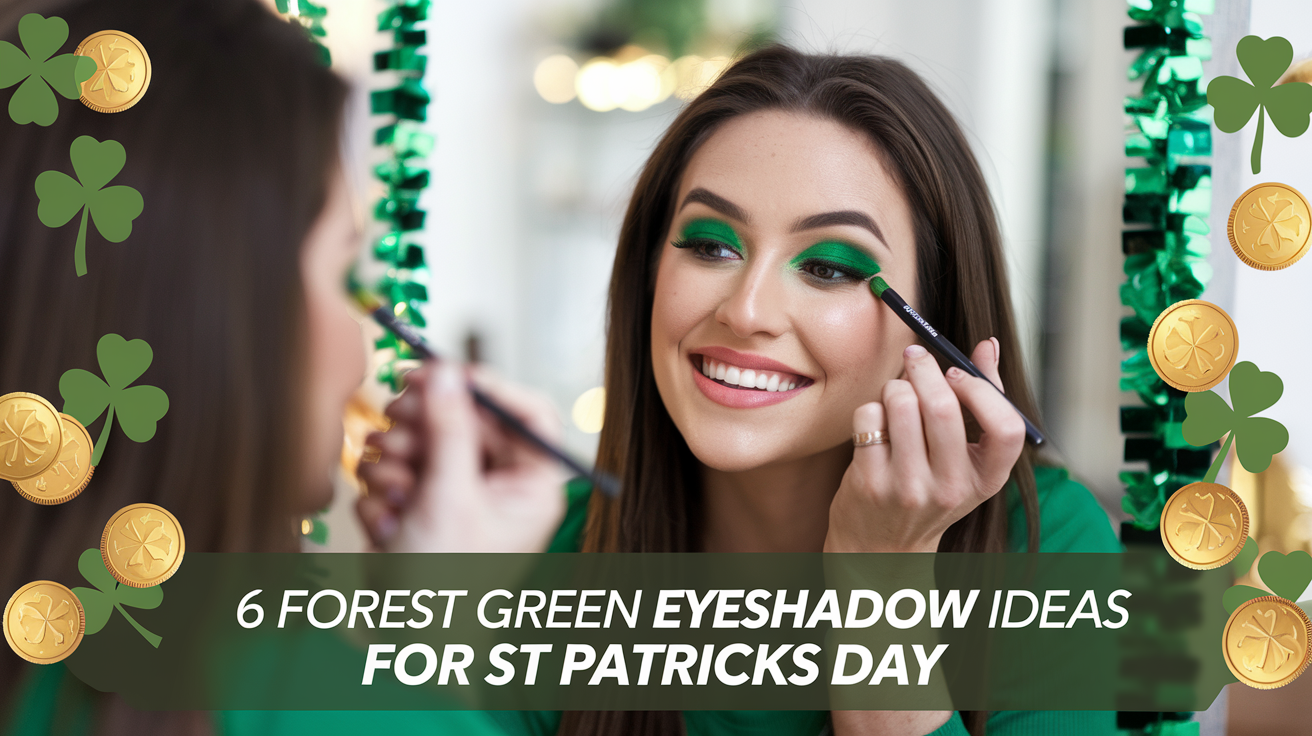 6 Forest Green Eyeshadow Ideas for St Patricks Day