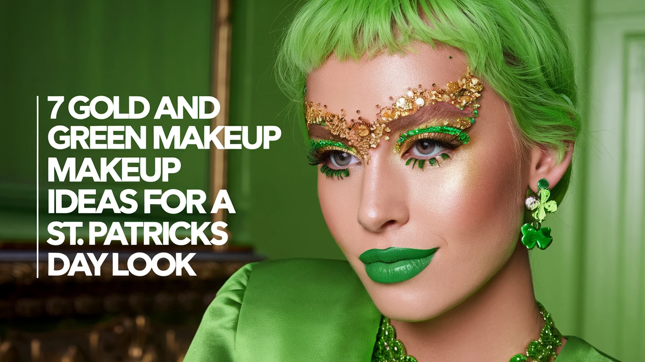 7 Gold and Green Makeup Ideas for a Glamorous St Patricks Day Look