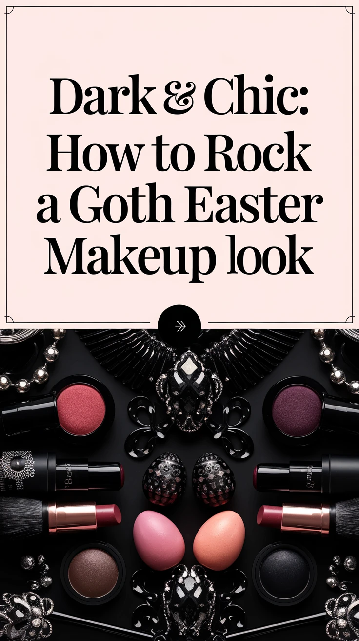 Dark & Chic: How to Rock a Goth Easter Makeup Look