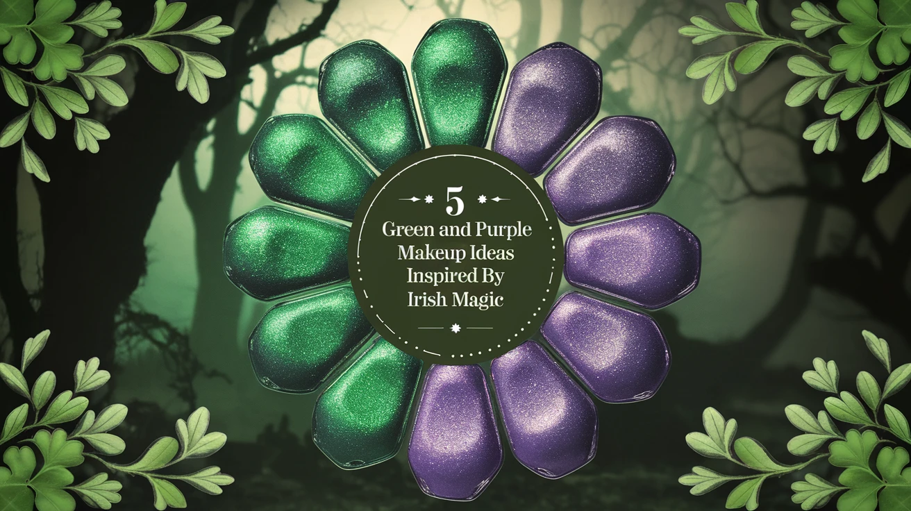 5 Green and Purple Makeup Ideas Inspired by Irish Magic