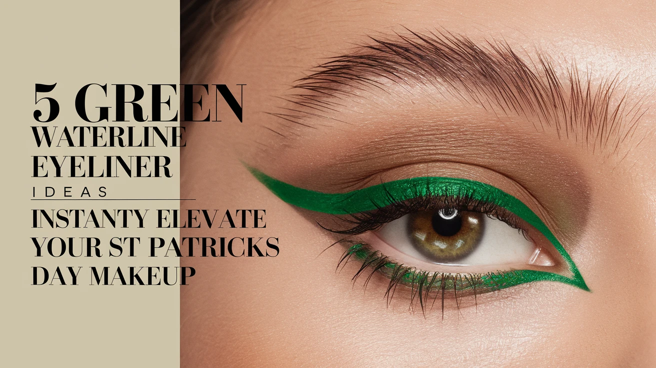 5 Green Waterline Eyeliner Ideas to Instantly Elevate Your St Patricks Day Makeup