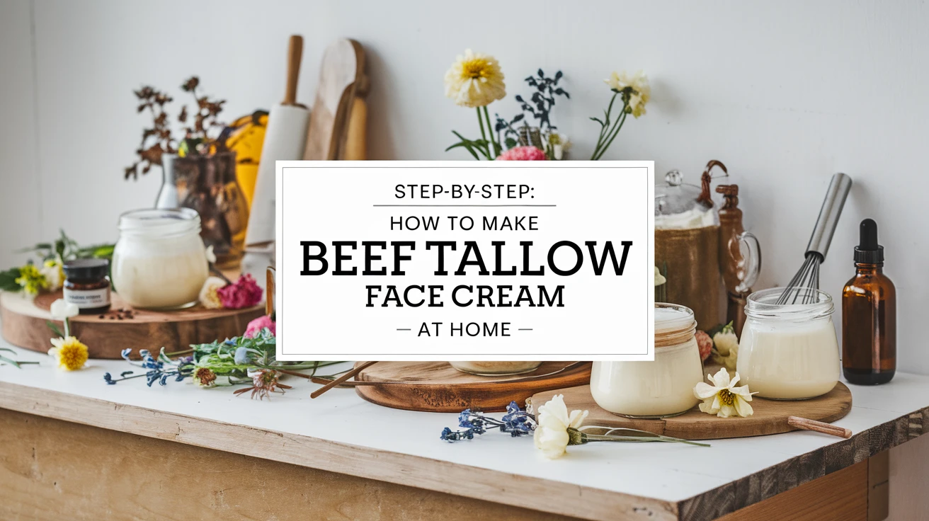 Step-by-Step: How to Make Beef Tallow Face Cream at Home