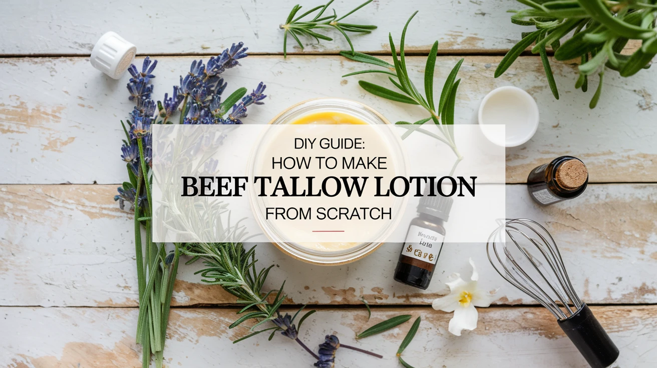 DIY Guide: How to Make Beef Tallow Lotion from Scratch