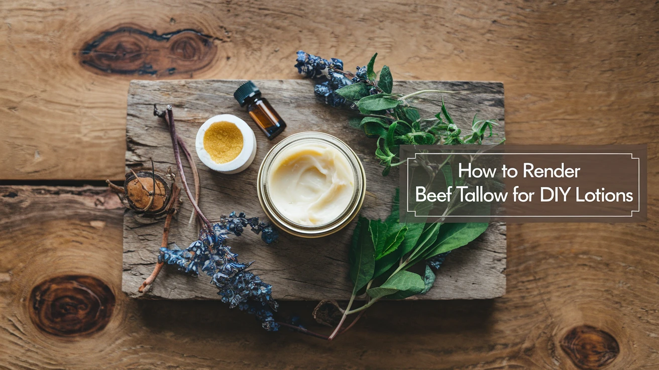 How to Render Beef Tallow for DIY Lotions