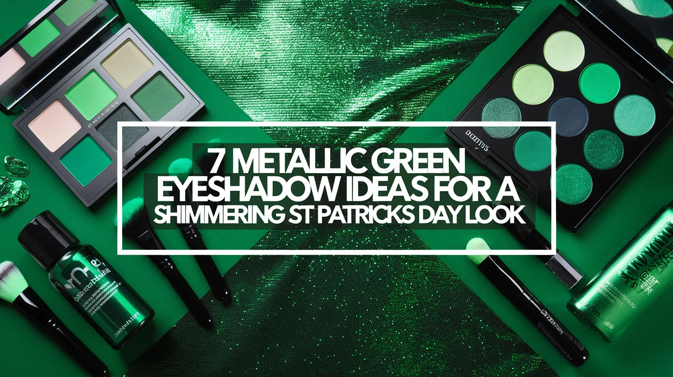 7 Metallic Green Eyeshadow Ideas for a Shimmering St Patricks Day Look