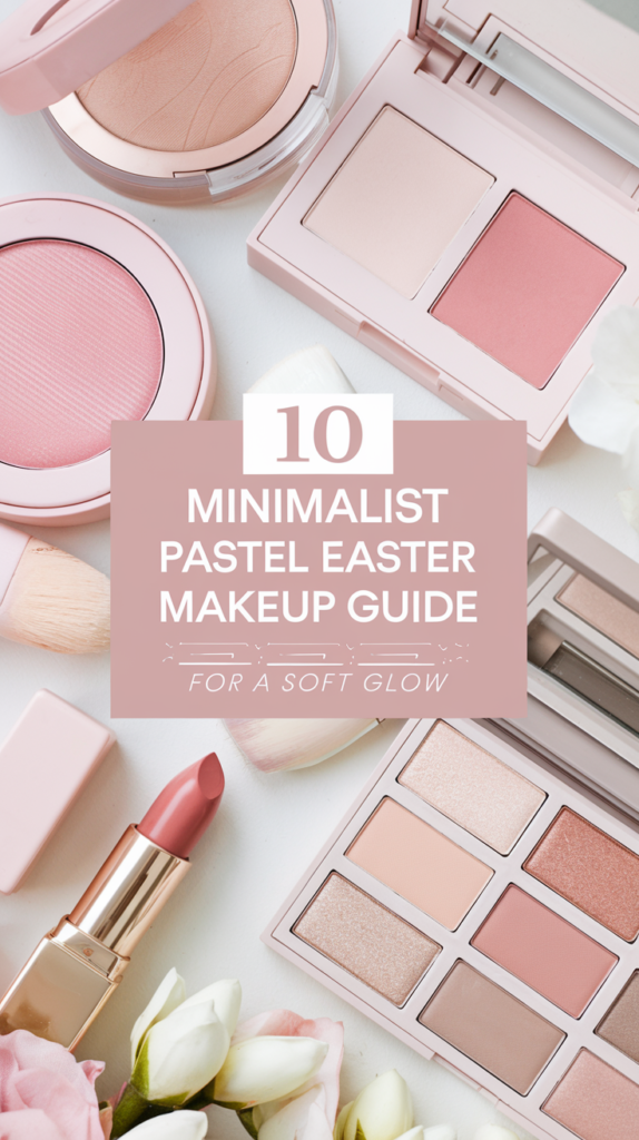 10 Minimalist Pastel Easter Makeup Guide for a Soft Glow