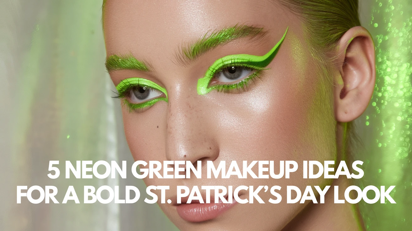 5 Neon Green Makeup Ideas for a Bold and Bright St Patricks Day Look