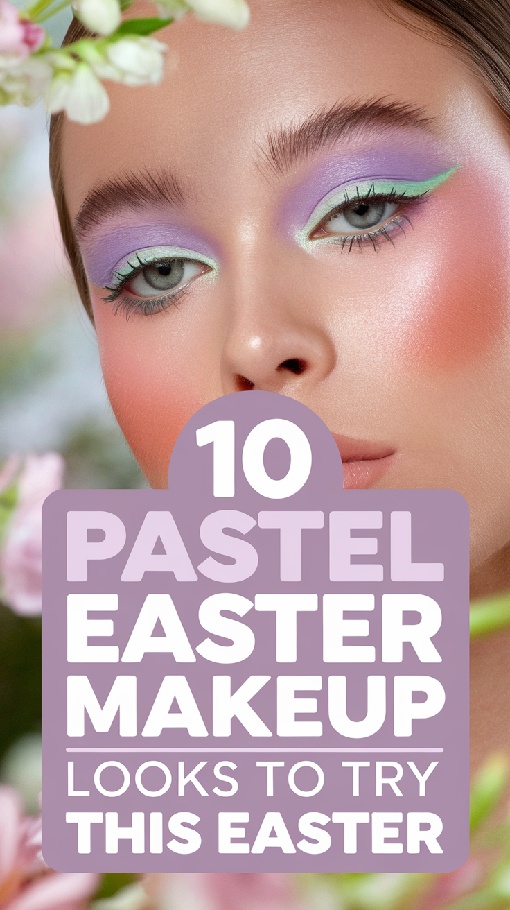 10 Soft & Dreamy Pastel Easter Makeup Looks to Try This Easter