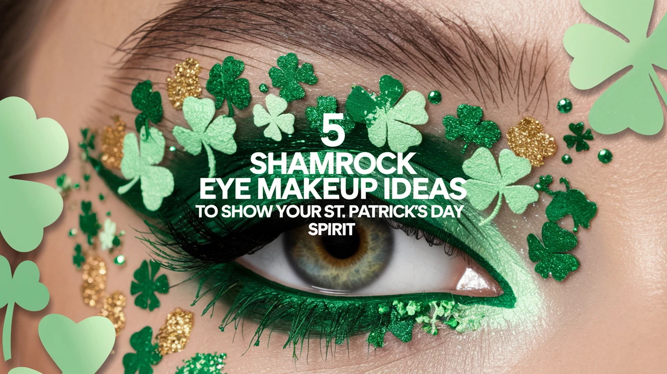 5 Shamrock Eye Makeup Ideas to Show Your St Patricks Day Spirit