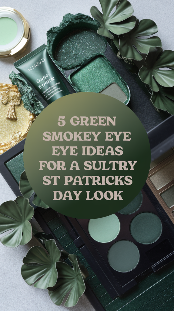 5 Green Smokey Eye Ideas for a Sultry St Patricks Day Look