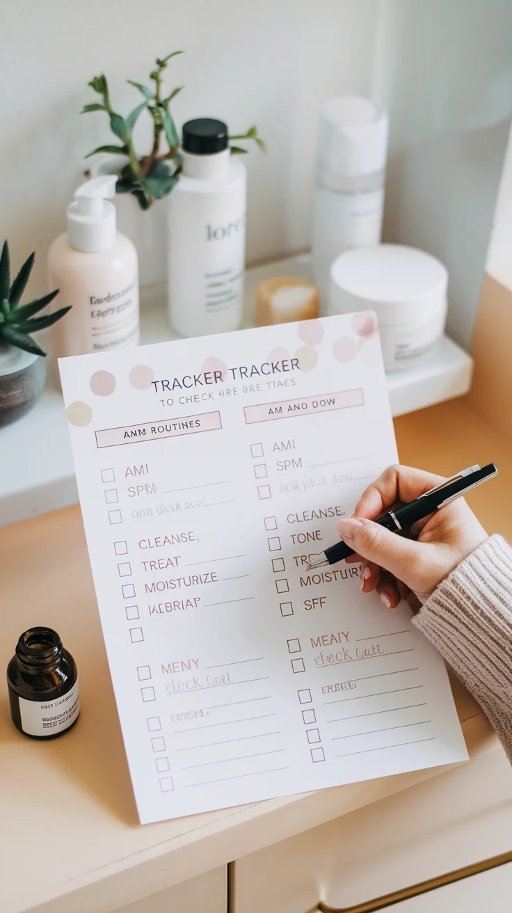 1. Daily Skin Care Routine Checklist