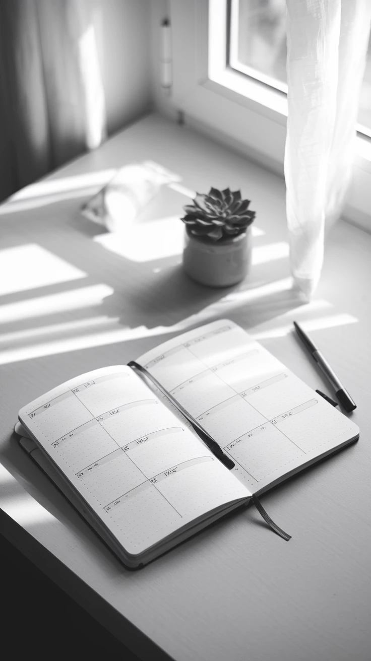 2. Bullet Journal Skin Care Tracking