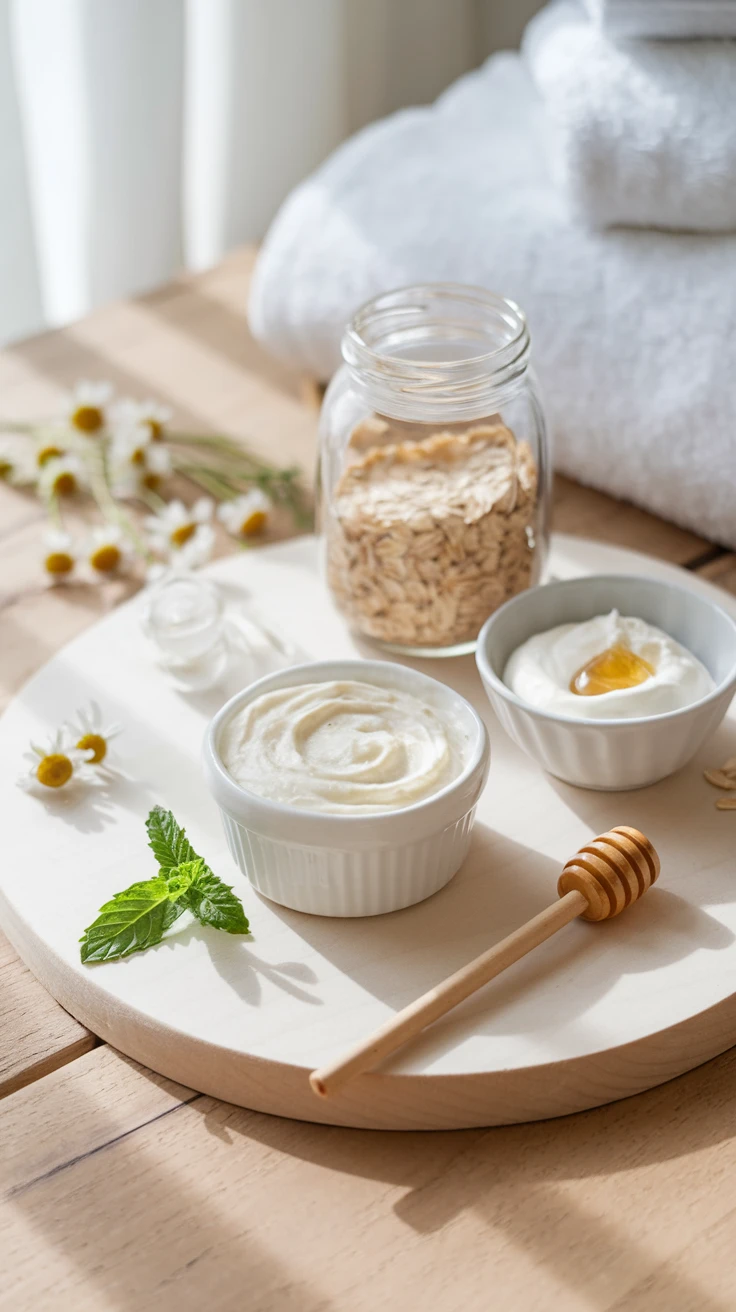 2. Oatmeal and Yogurt Soothing Mask