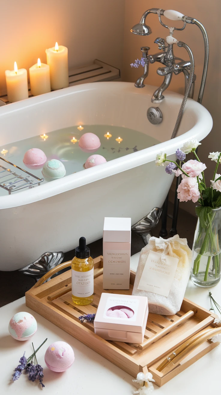 2. Unwind with Luxurious Bath and Body Treats