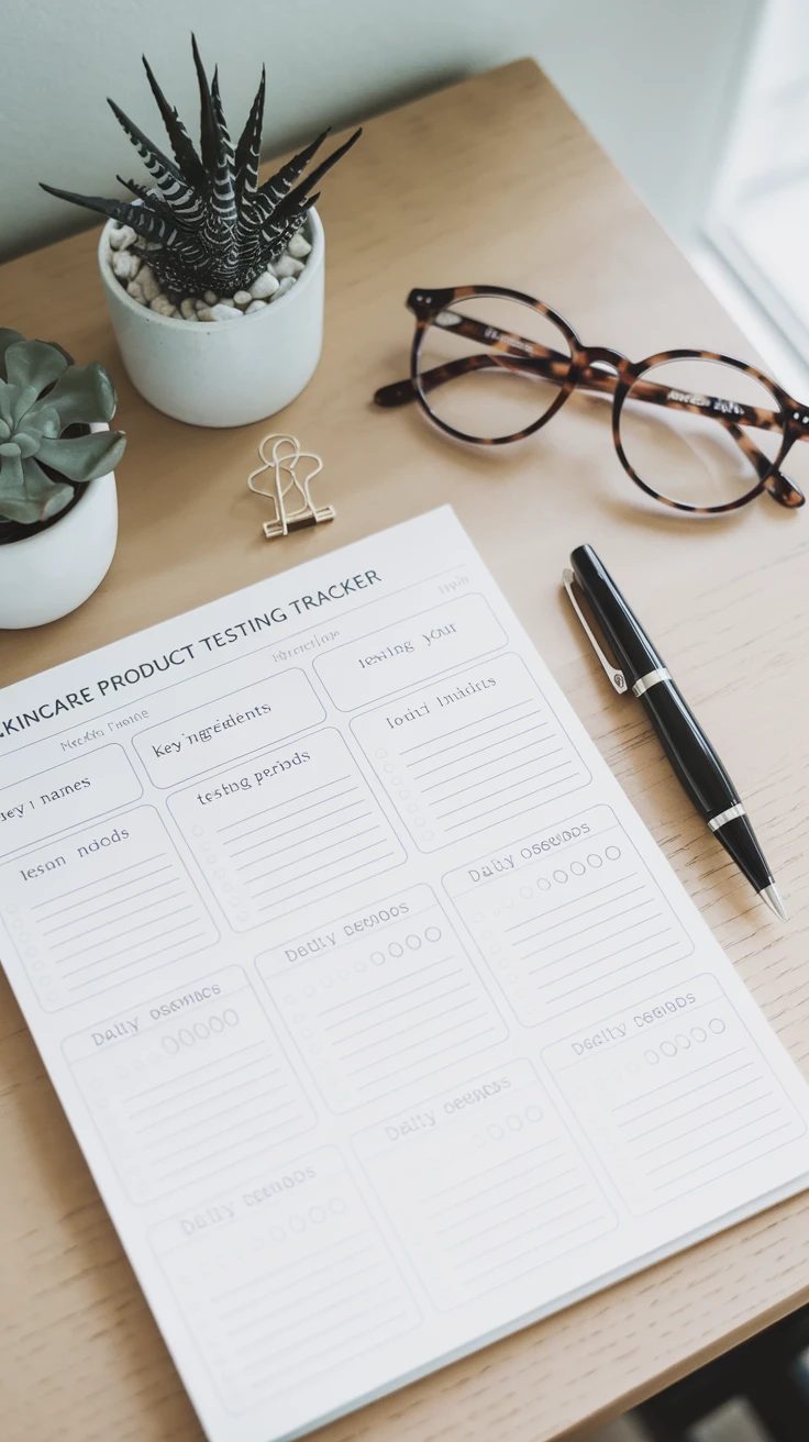 7. Single-Page Product Testing Tracker