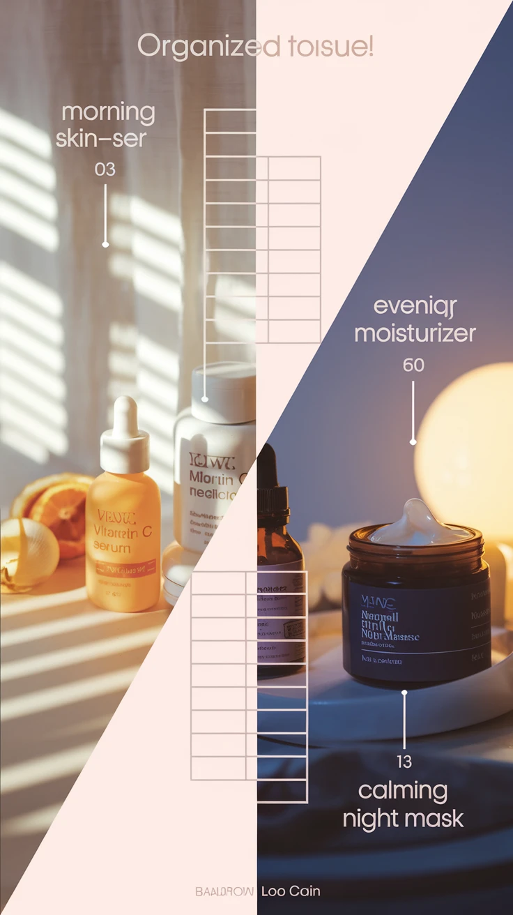 9. Morning vs. Evening Routine Comparison Tracker