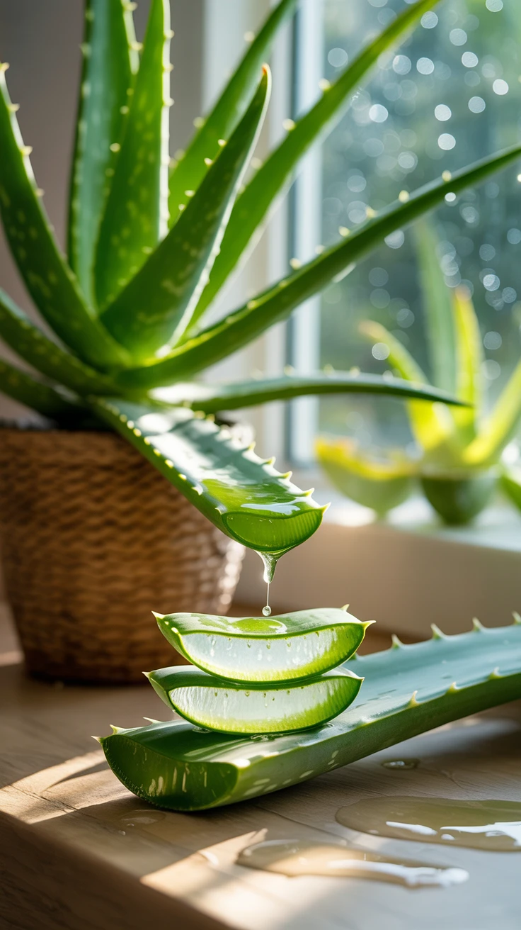 2. Aloe Vera: Nature's Soothing Hydrator