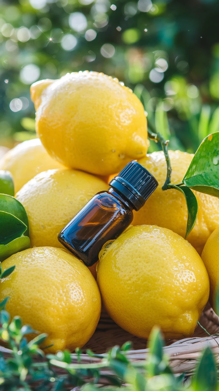 4. Lemon Essential Oil
