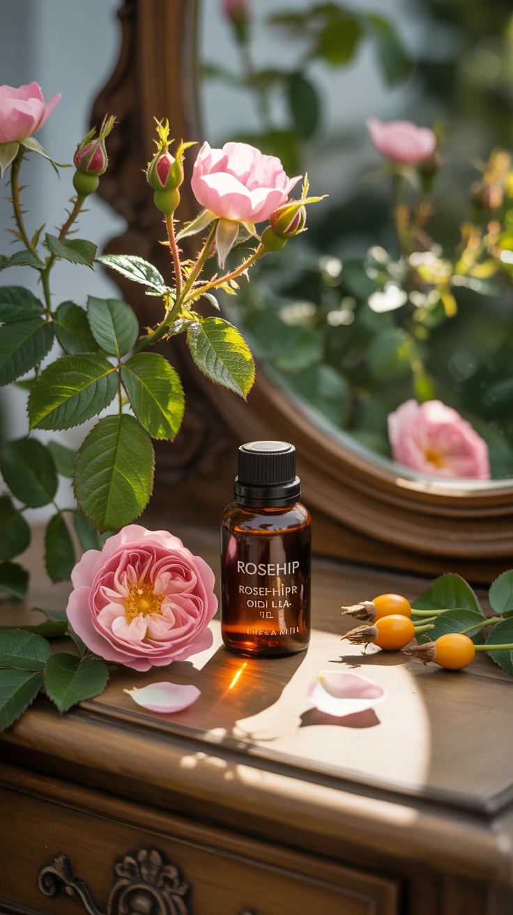 5. Rosehip Oil: The Rejuvenating Elixir