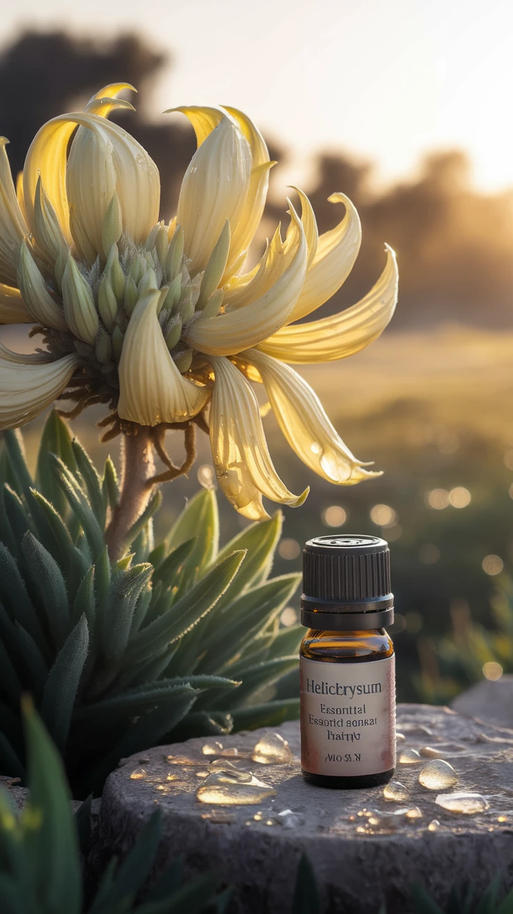 7. Helichrysum Essential Oil