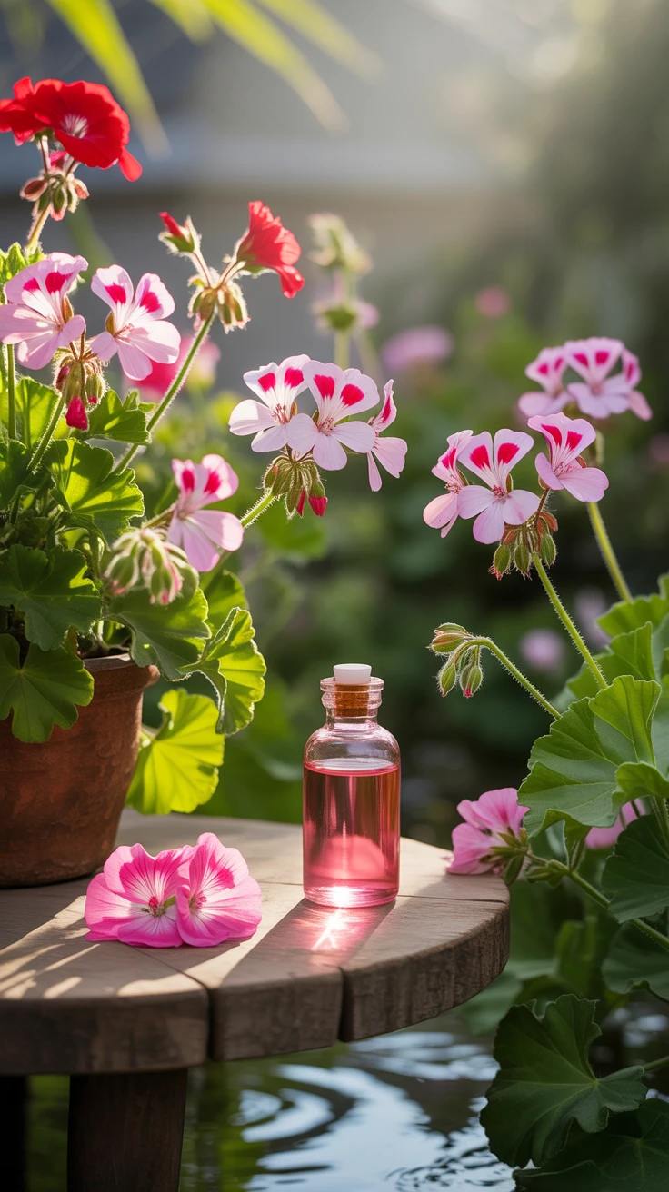4. Geranium Essential Oil