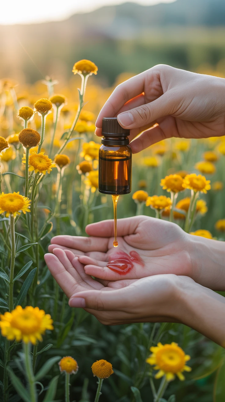6. Helichrysum Essential Oil