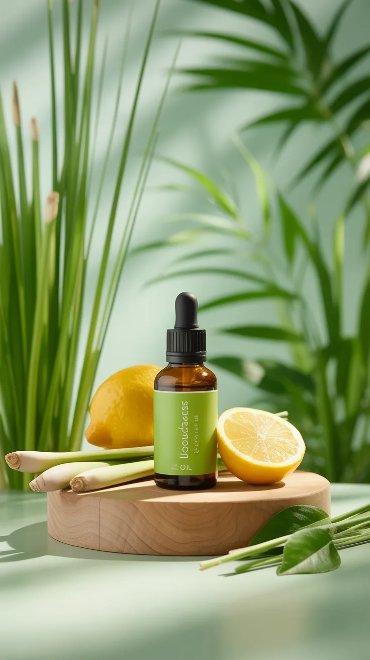 4. Lemongrass Oil: The Tropical Blackhead Remedy
