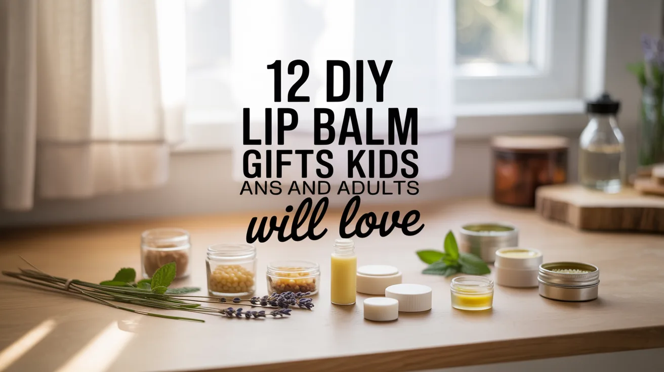 12 DIY Lip Balm Gifts Kids and Adults Will Love hero image