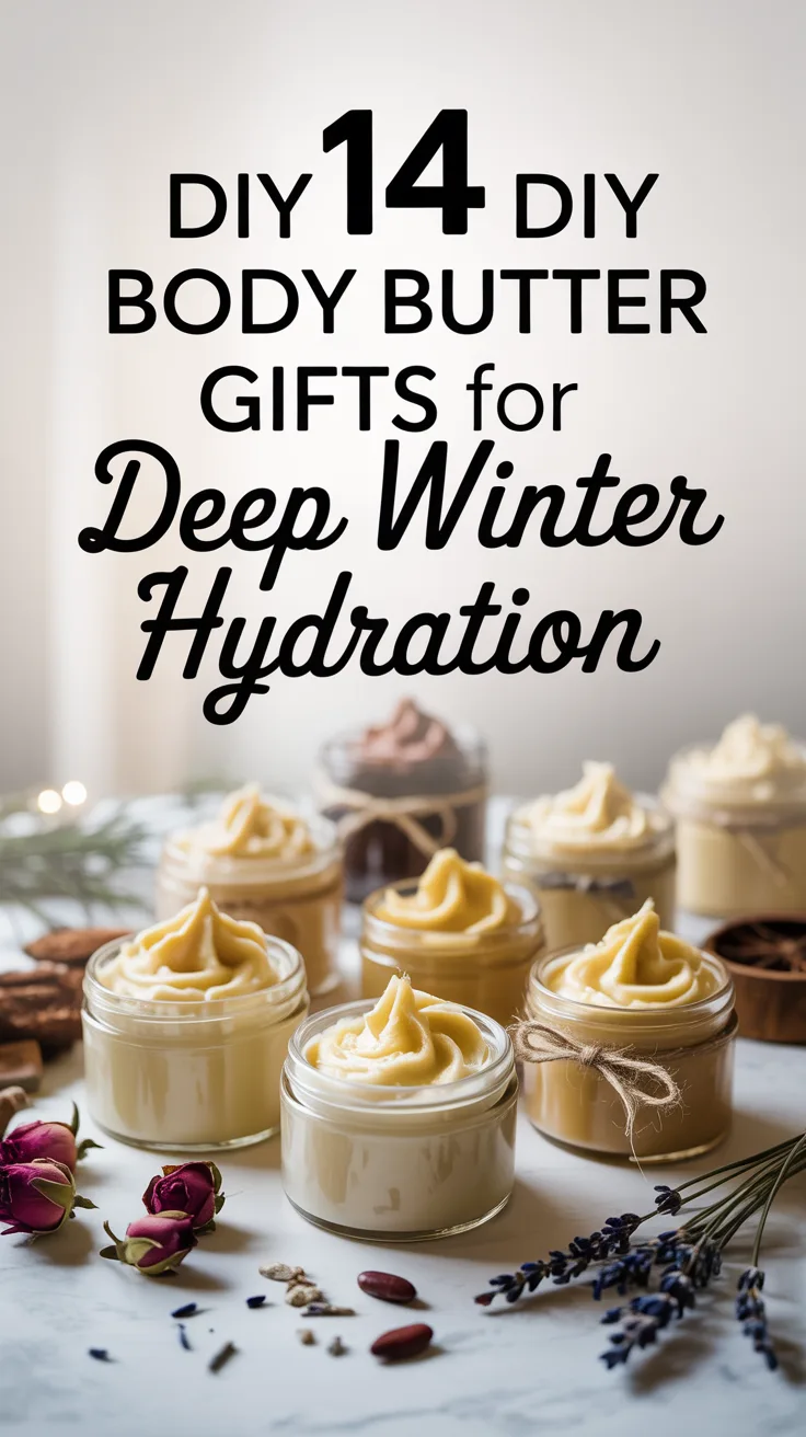 14 DIY Body Butter Gifts for Deep Winter Hydration – Pinterest image