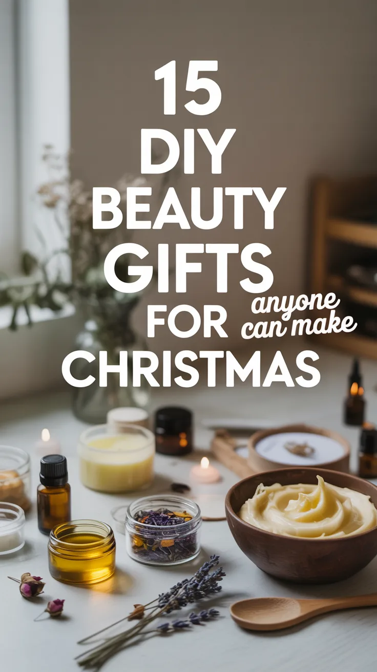 15 DIY Beauty Gifts for Christmas Anyone Can Make